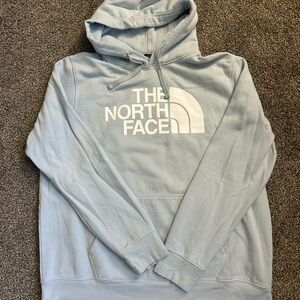 The North Face Men's Light Blue Hoodie